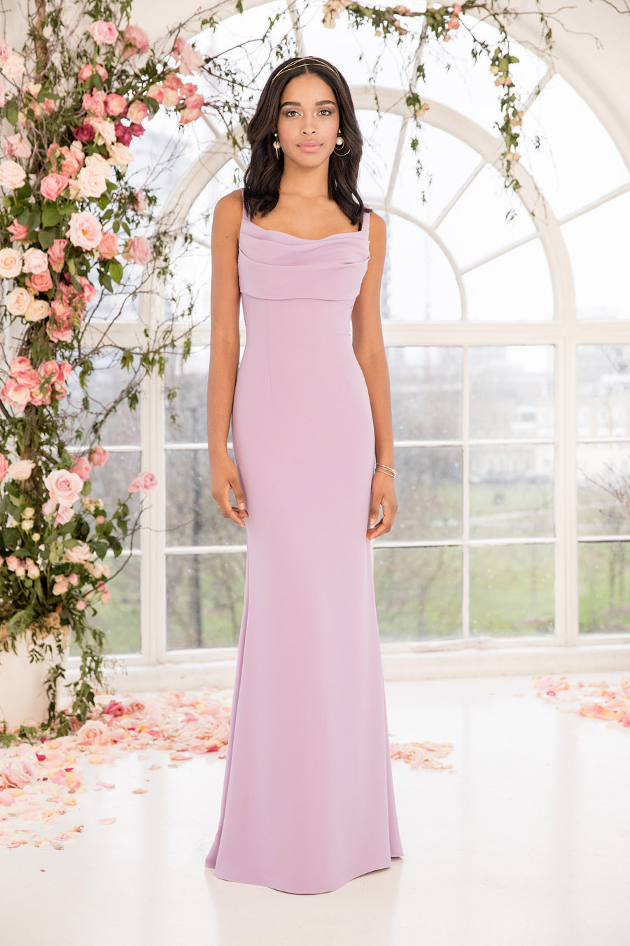 The English Wedding Blog showcases Kelsey Rose bridesmaids dresses for 2019 in dusty pink, pastel yellow and blue and more (20)