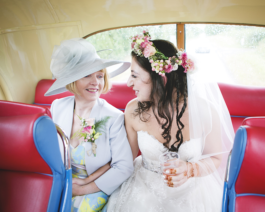 The brightest vintage bus! Colour and playful wedding styling, with Katrina Matthews Photography (10)