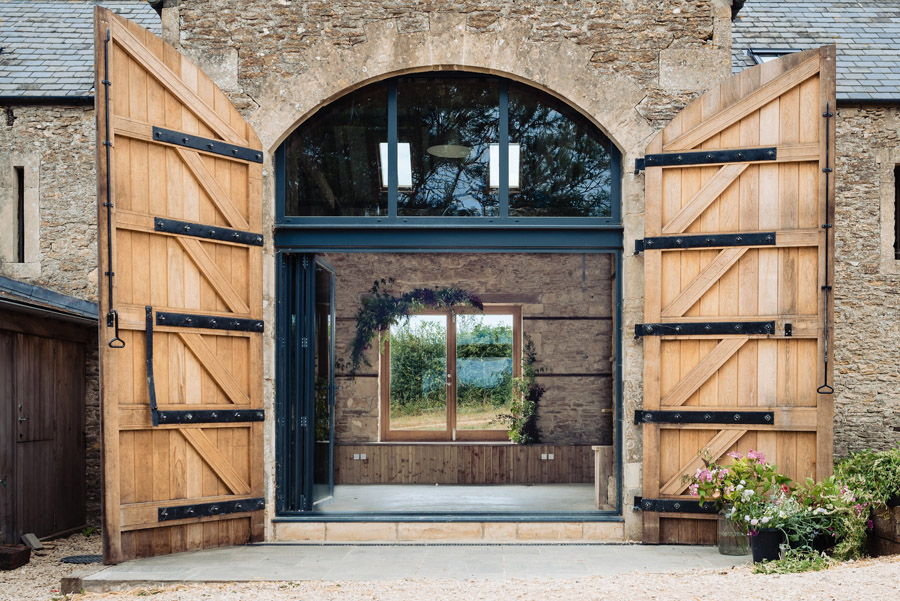 The Old Barn, Kelston - behind the scenes wedding flower styling - photo by Martin Pemberton (20)