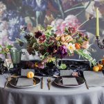 Dark Floral wedding ideas, alternative wedding styling, photo credit Jo Bradbury (31)
