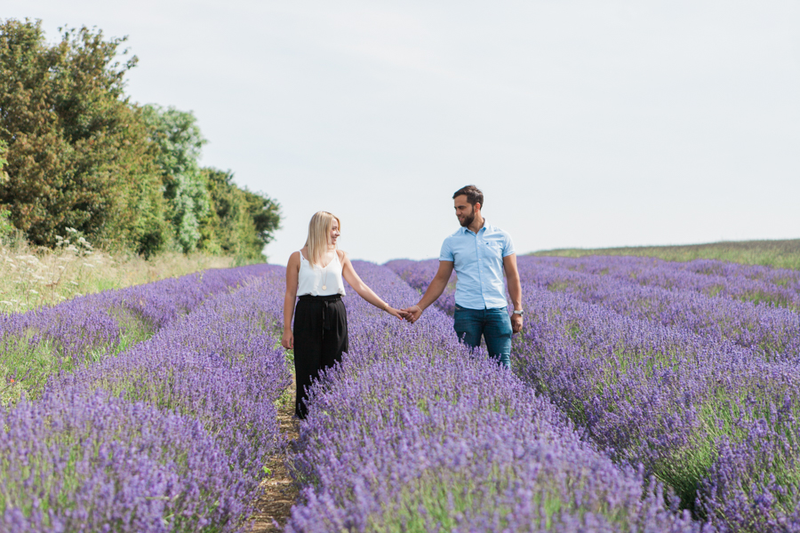 Beautiful UK lavender fields for engagement photography with Amanda Karen Photography (2)