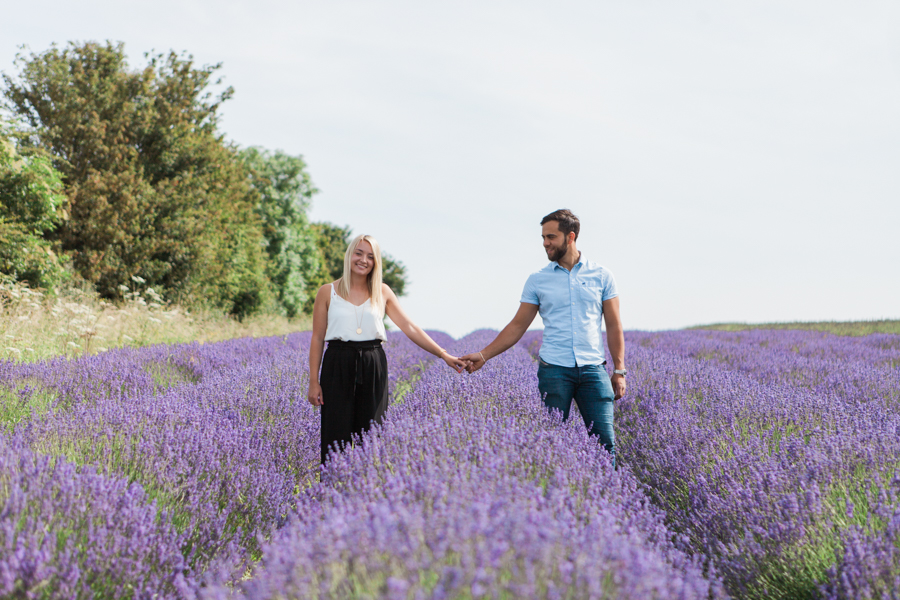 Beautiful UK lavender fields for engagement photography with Amanda Karen Photography (3)