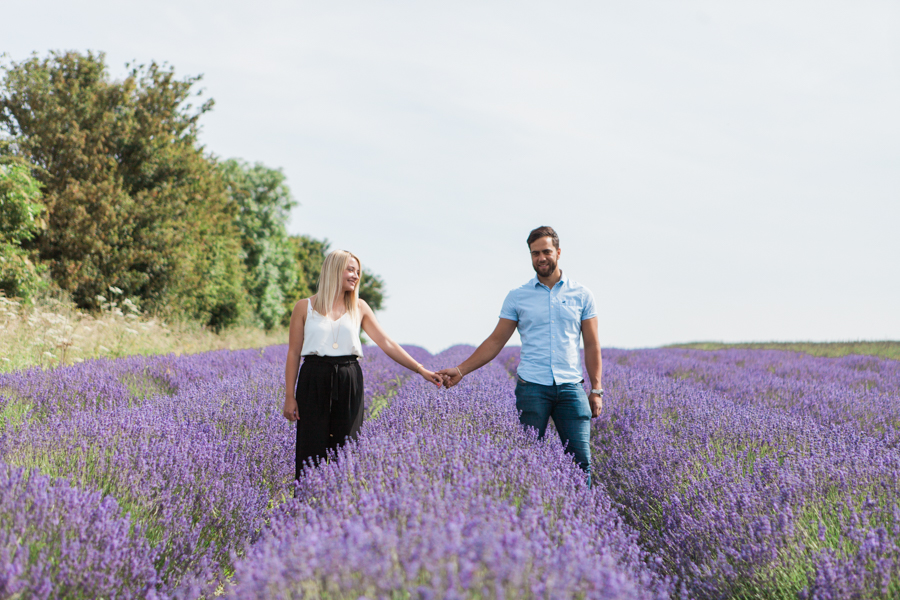 Beautiful UK lavender fields for engagement photography with Amanda Karen Photography (4)