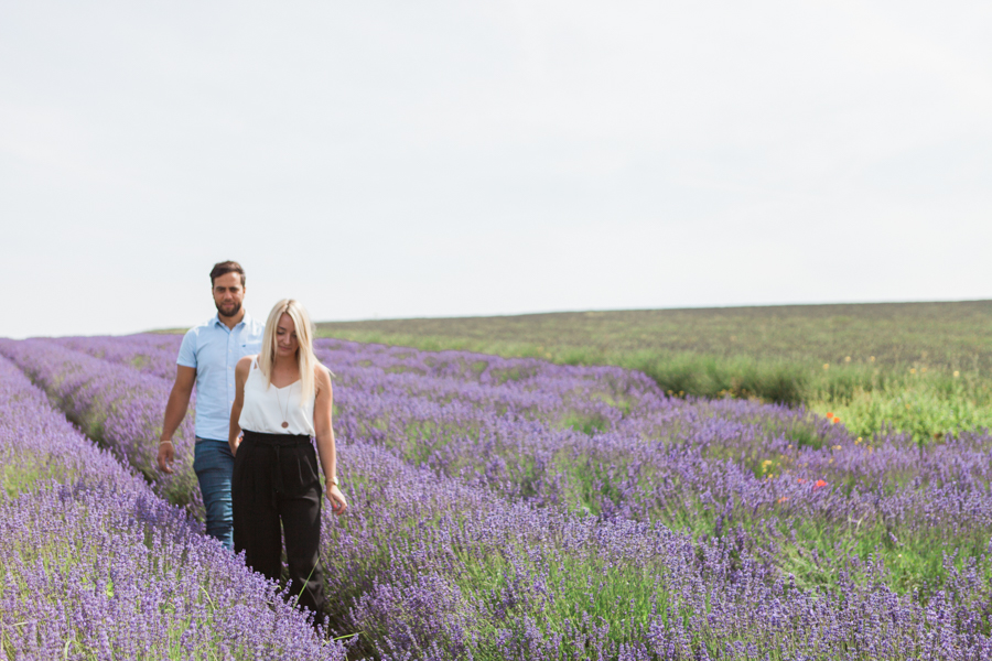 Beautiful UK lavender fields for engagement photography with Amanda Karen Photography (5)