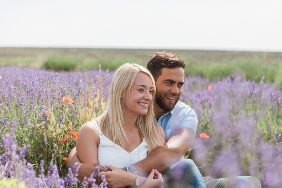 Beautiful UK lavender fields for engagement photography with Amanda Karen Photography (6)