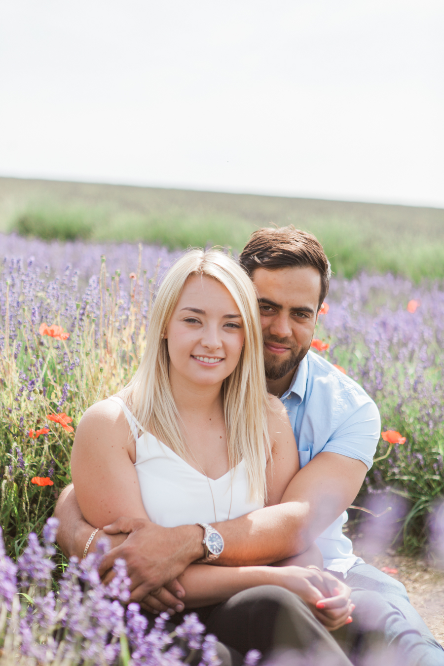 Beautiful UK lavender fields for engagement photography with Amanda Karen Photography (7)