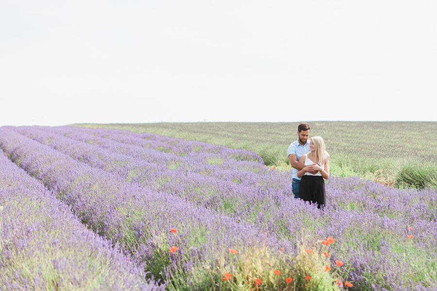 Beautiful UK lavender fields for engagement photography with Amanda Karen Photography (10)