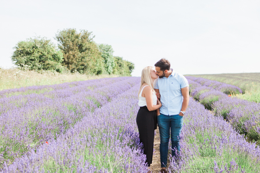 Beautiful UK lavender fields for engagement photography with Amanda Karen Photography (18)