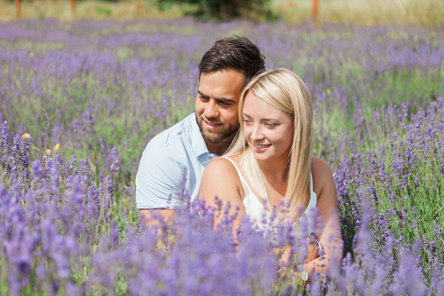 Beautiful UK lavender fields for engagement photography with Amanda Karen Photography (27)