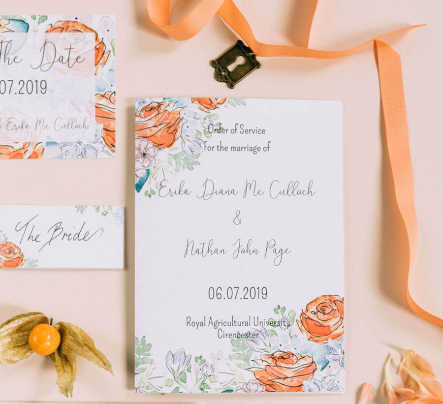 coral and neutral colour palette for a stunning wedding look with Corky and Prince, image credit Rachel Jane Photography (12)