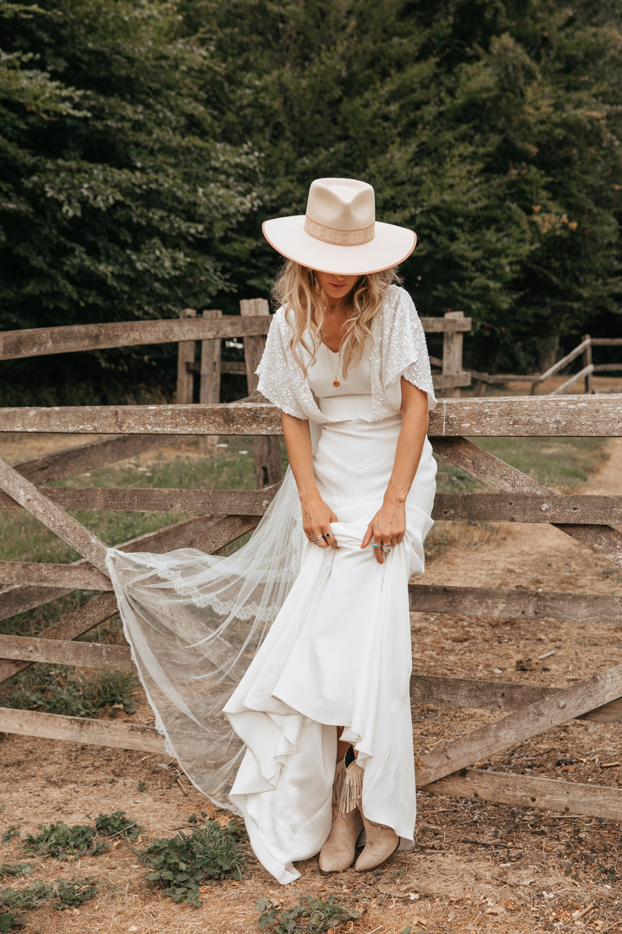 Belle and Bunty cowgirl wedding dress collection 2019 London (27)