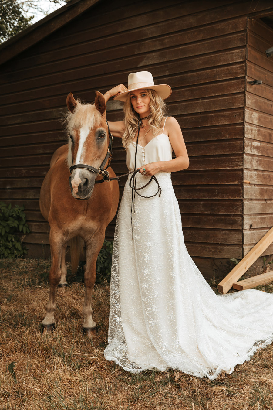 Belle and Bunty cowgirl wedding dress collection 2019 London (30)