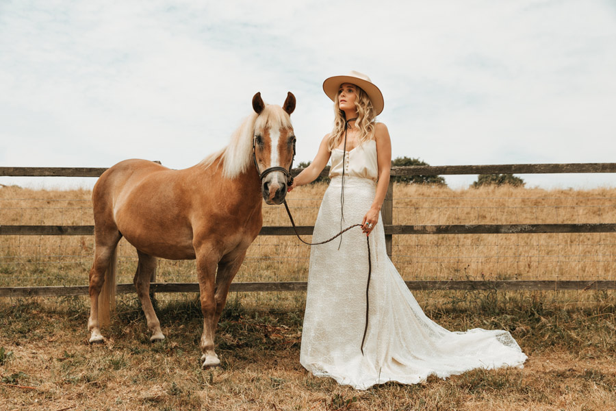 Belle and Bunty cowgirl wedding dress collection 2019 London (31)