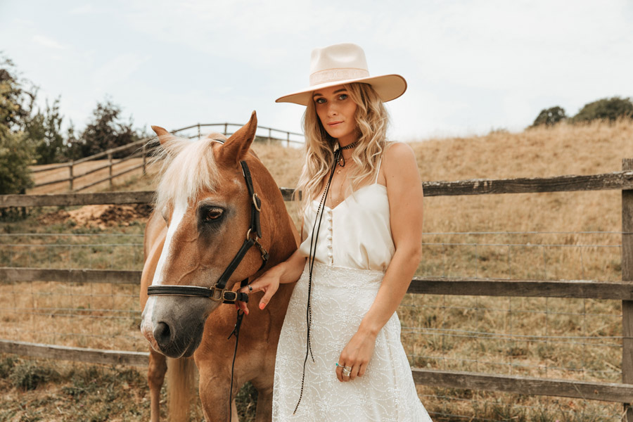 Belle and Bunty cowgirl wedding dress collection 2019 London (32)
