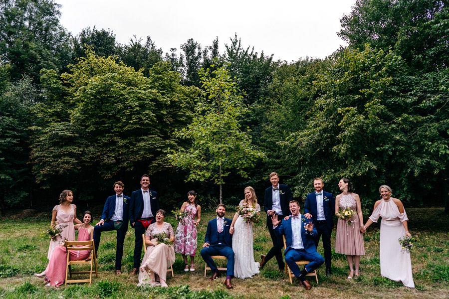 Group shots at weddings - fun and quirky alternative wedding photography in London by Jordanna Marston (12)