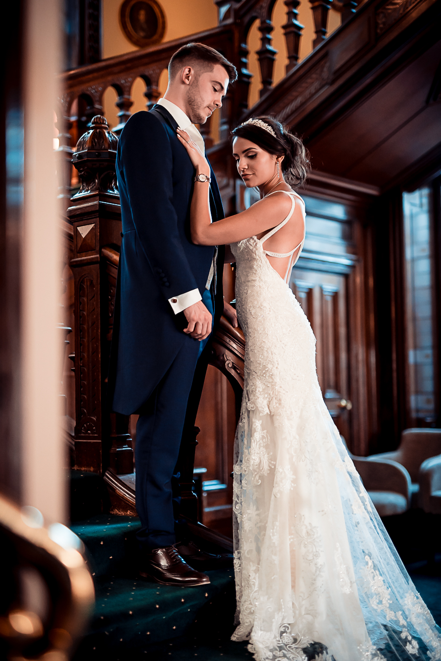 Real wedding at Chateau Impney classic glamorous style, Nicholas Rogers Photography (34)