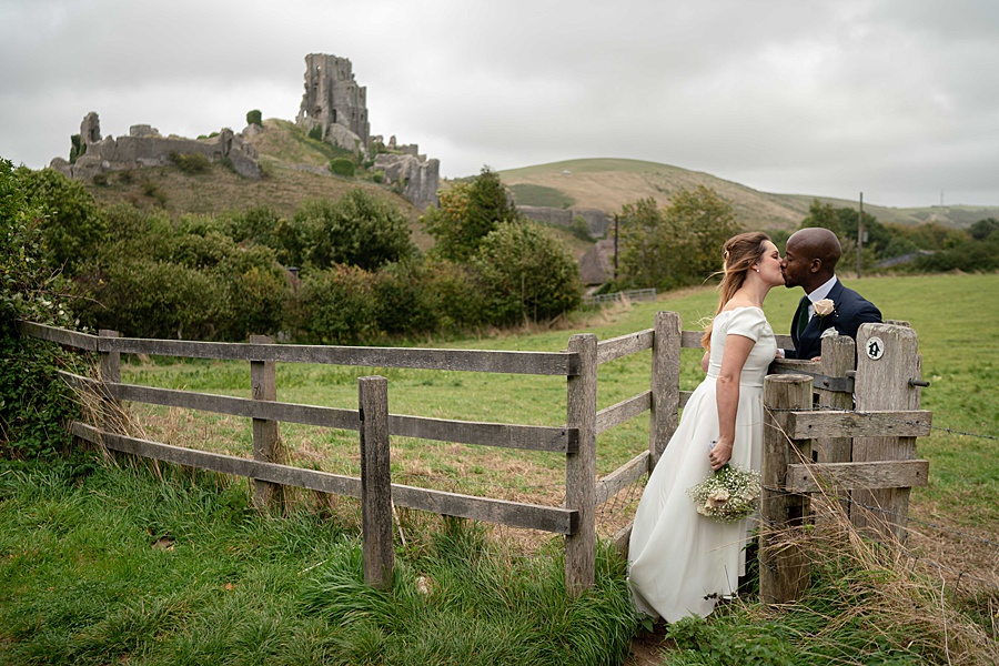 Jade and Gboyega romantic elopement photography in Dorset (17)
