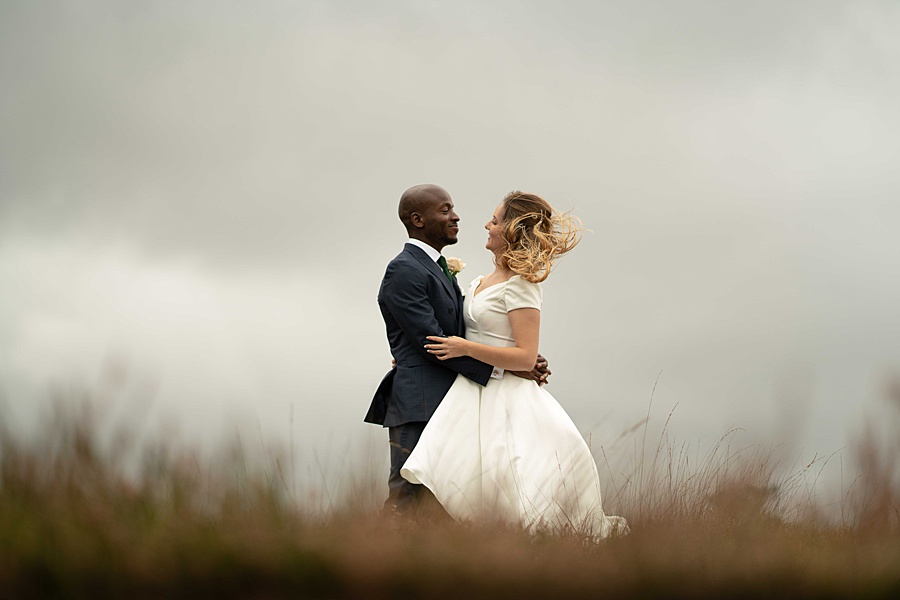 Jade and Gboyega romantic elopement photography in Dorset (18)
