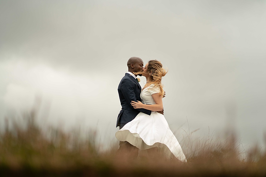 Jade and Gboyega romantic elopement photography in Dorset (19)
