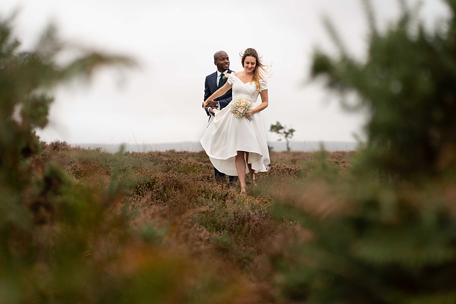 Jade and Gboyega romantic elopement photography in Dorset (22)