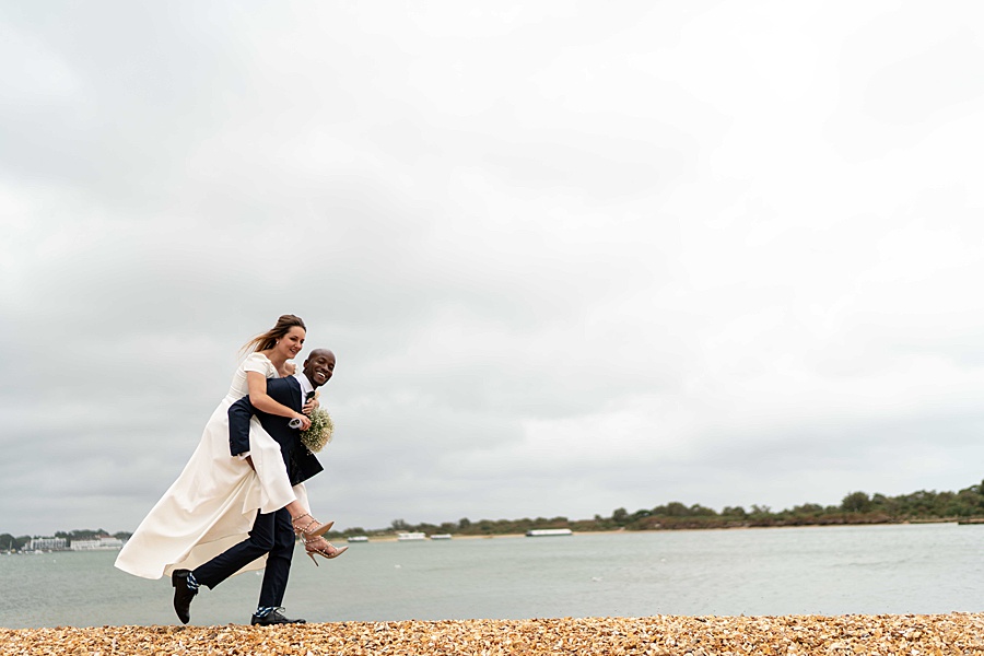 Jade and Gboyega romantic elopement photography in Dorset (32)