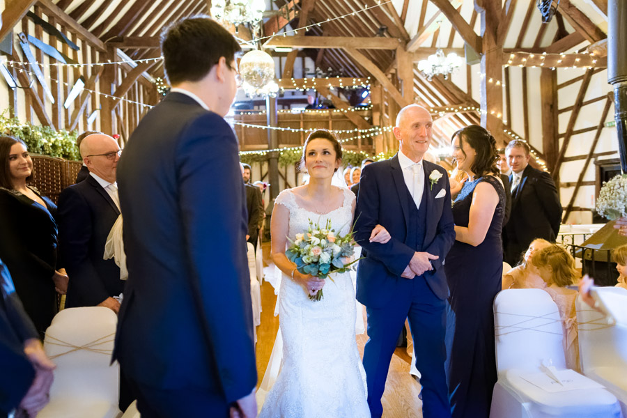  Hannah and Tom's November wedding at The Plough at Leigh with Terence Joseph Photography (11)