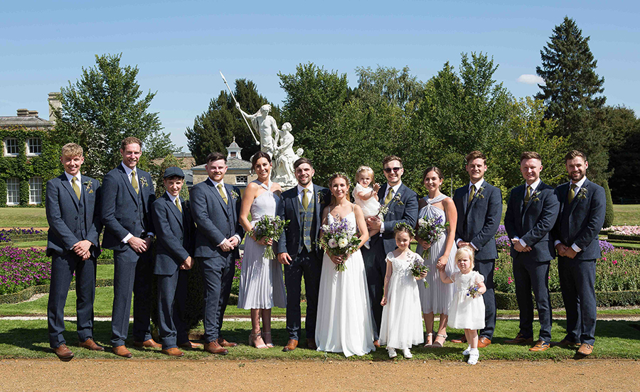 Chloe and Joshua's wedding full of plants at Wrest Park Silsoe with Becky Kerr Photography (21)