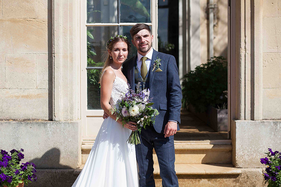 Chloe and Joshua's wedding full of plants at Wrest Park Silsoe with Becky Kerr Photography (23)