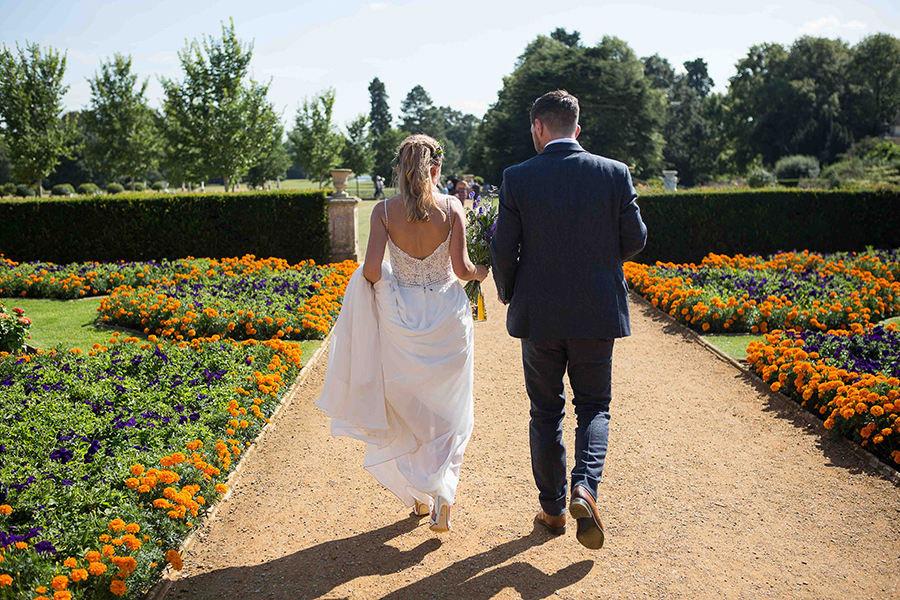 Chloe and Joshua's wedding full of plants at Wrest Park Silsoe with Becky Kerr Photography (24)