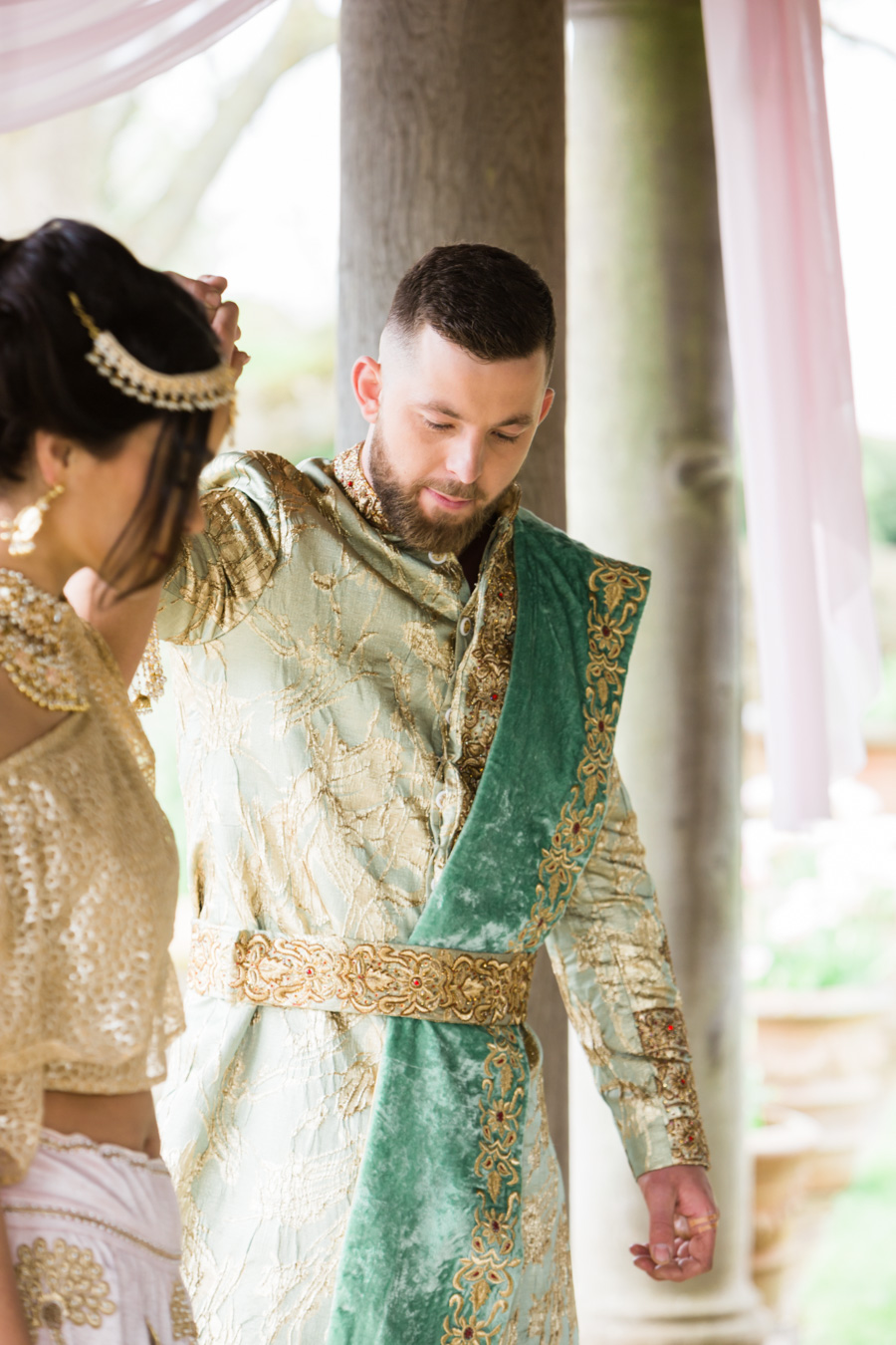 Asian fusion wedding style from Euridge Manor in Wiltshire (4)
