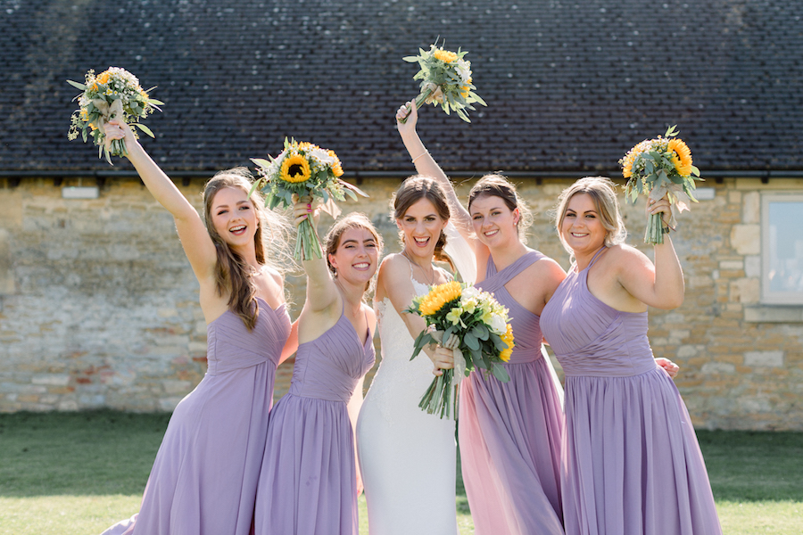 Louisa & Will's light and airy sunflower wedding at Lapstone Barn, with Hannah K Photography (18)