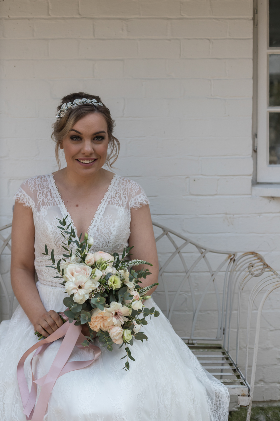 Quintessentially beautiful English wedding style with blush florals (3)