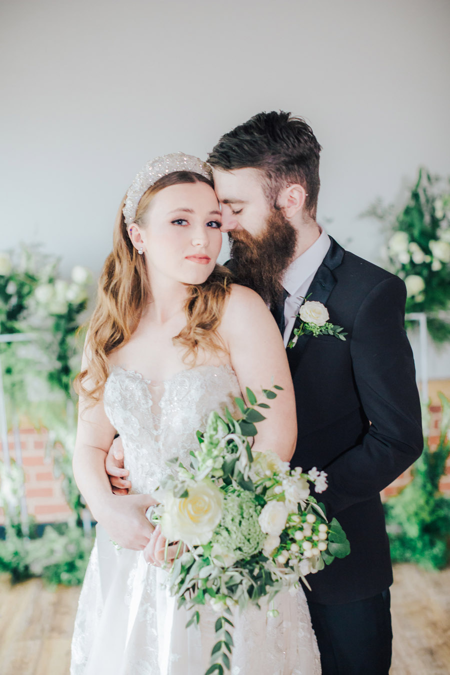 A fairytale of soft tones, for a beautiful wedding look from Sissons Barn (30)