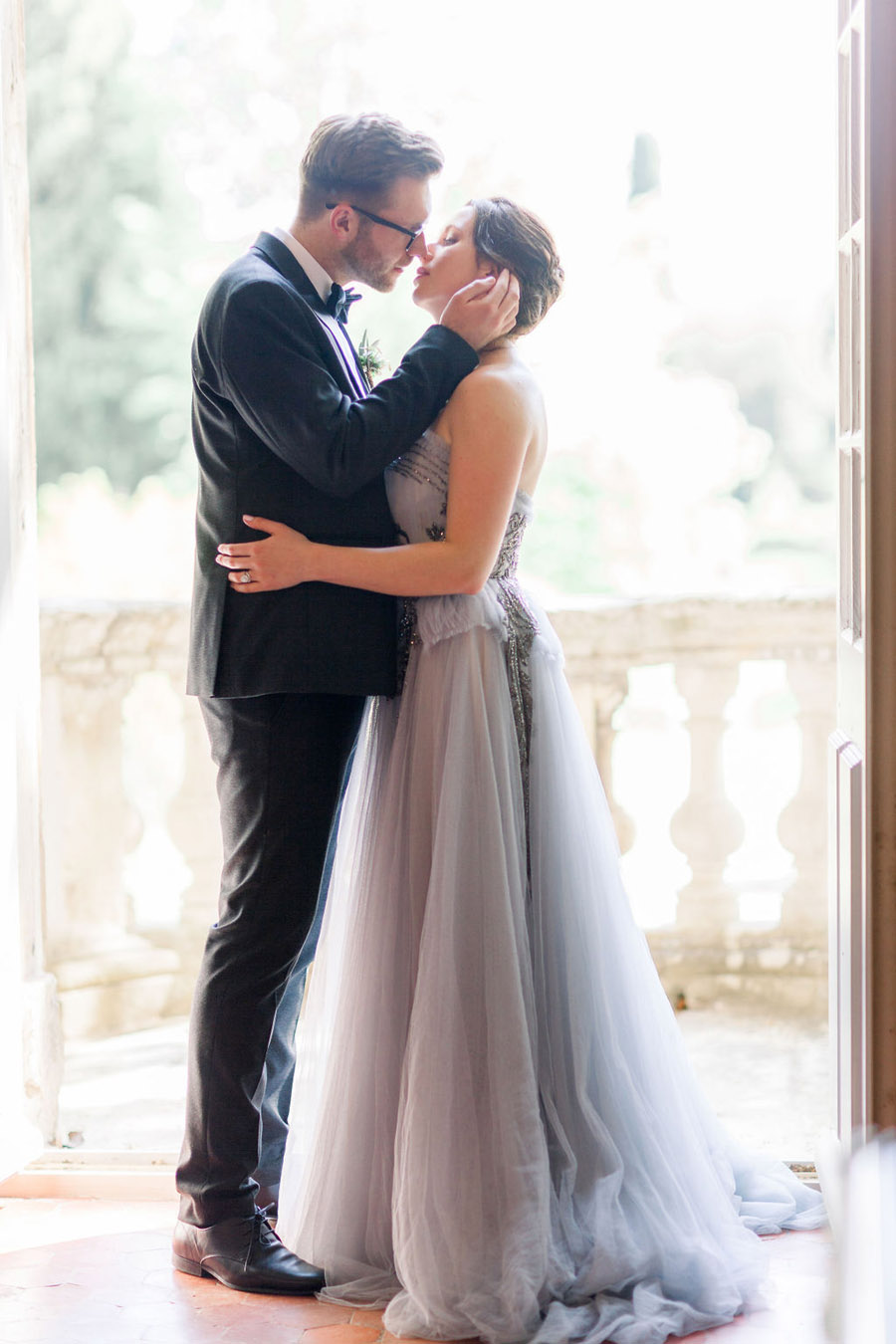 Soft blue tones for a French Chateau wedding style, with Jo Bradbury Photography (18)