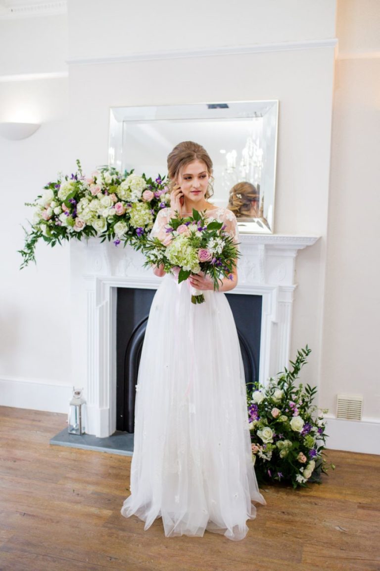 Light and romance with natural blush tones wedding ideas from Downham