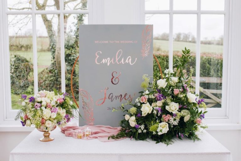 Light and romance with natural blush tones wedding ideas from Downham
