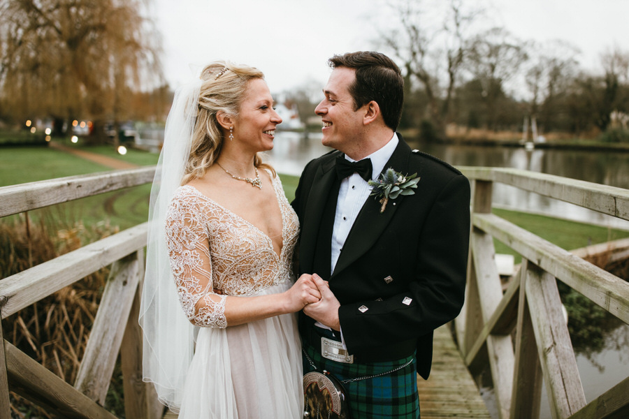 Vicky & Ali's stunning black tie NYE wedding on the Thames, with Simon Biffen Photography (30)