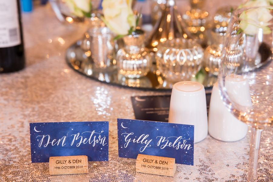 Sparkles and starlight for Gilly & Den's beautiful Sussex wedding, with Hannah Larkin Photography (36)