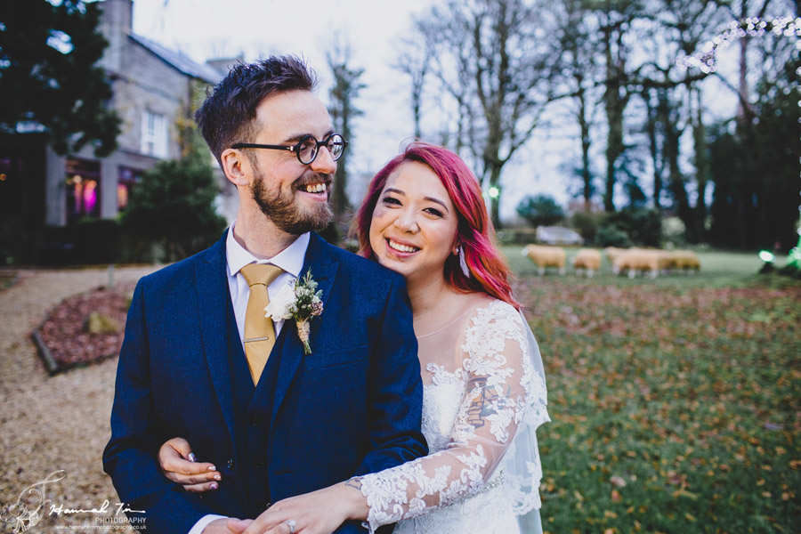 Jenny & Chris's winter wedding at Fairyhill, with Hannah Timm Photography (17)