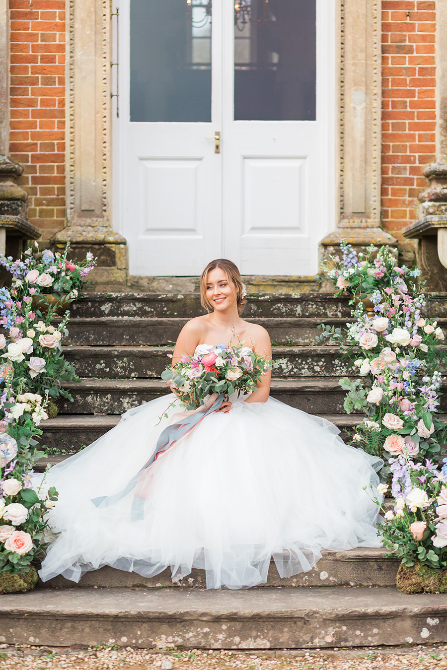 Country Dreams”-A Baroque Inspired, modern romantic English Country wedding shoot with soft pinks and powder blues infused with antique gold. (38)