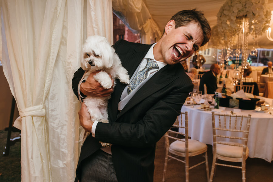Brilliant collection of animals at weddings photos by Somerset photographer Simon Biffen on English Wedding (22)