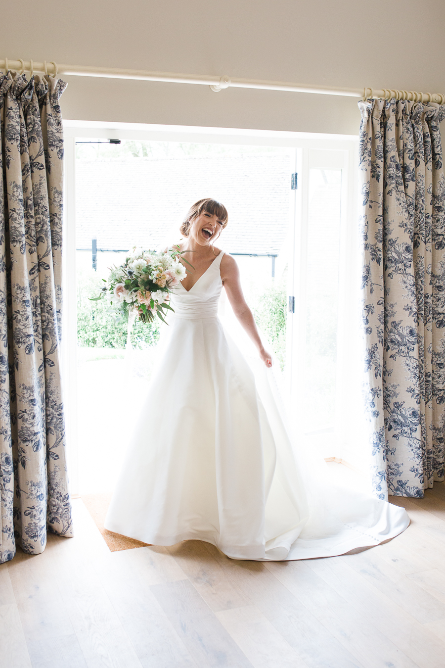 Katie & Laurie's elegant rustic Cotswolds wedding, with Red Maple Photography (10)