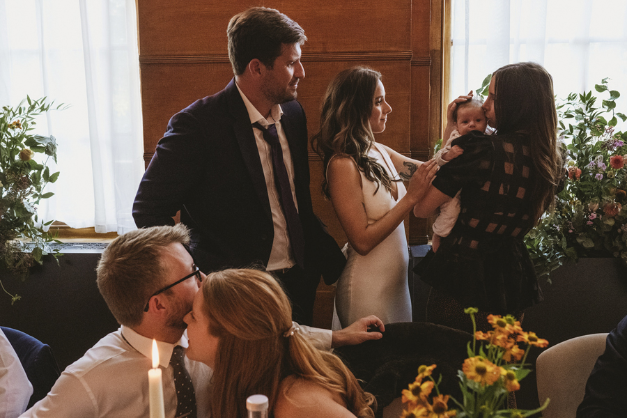 Michelle & Stephen's relaxed modern wedding at London's Town Hall Hotel, with York Place Studios (37)