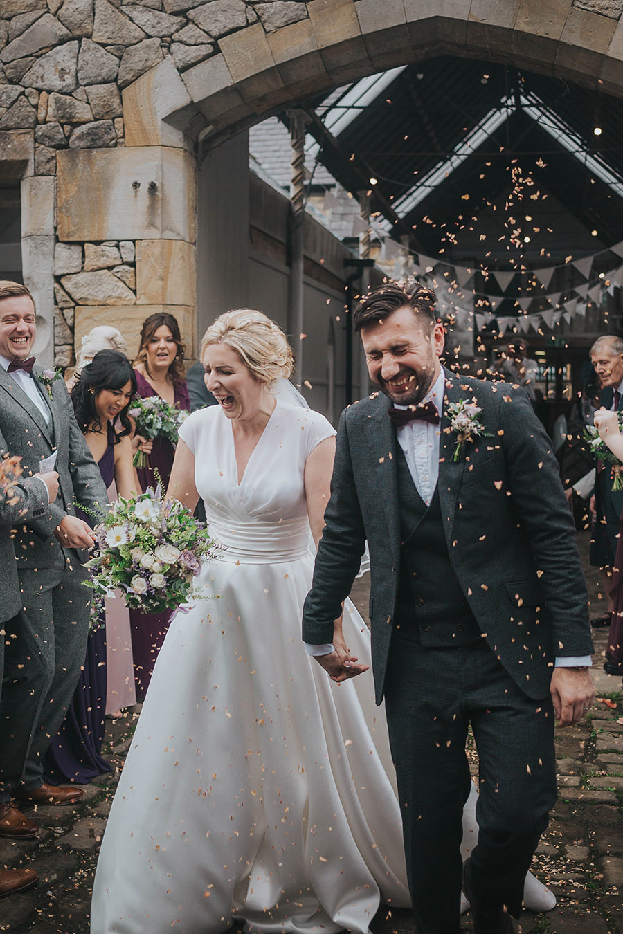 Kath & Adam’s creative, DIY wedding at Wyresdale park, with Love Gets Sweeter and Claire Basiuk Photography