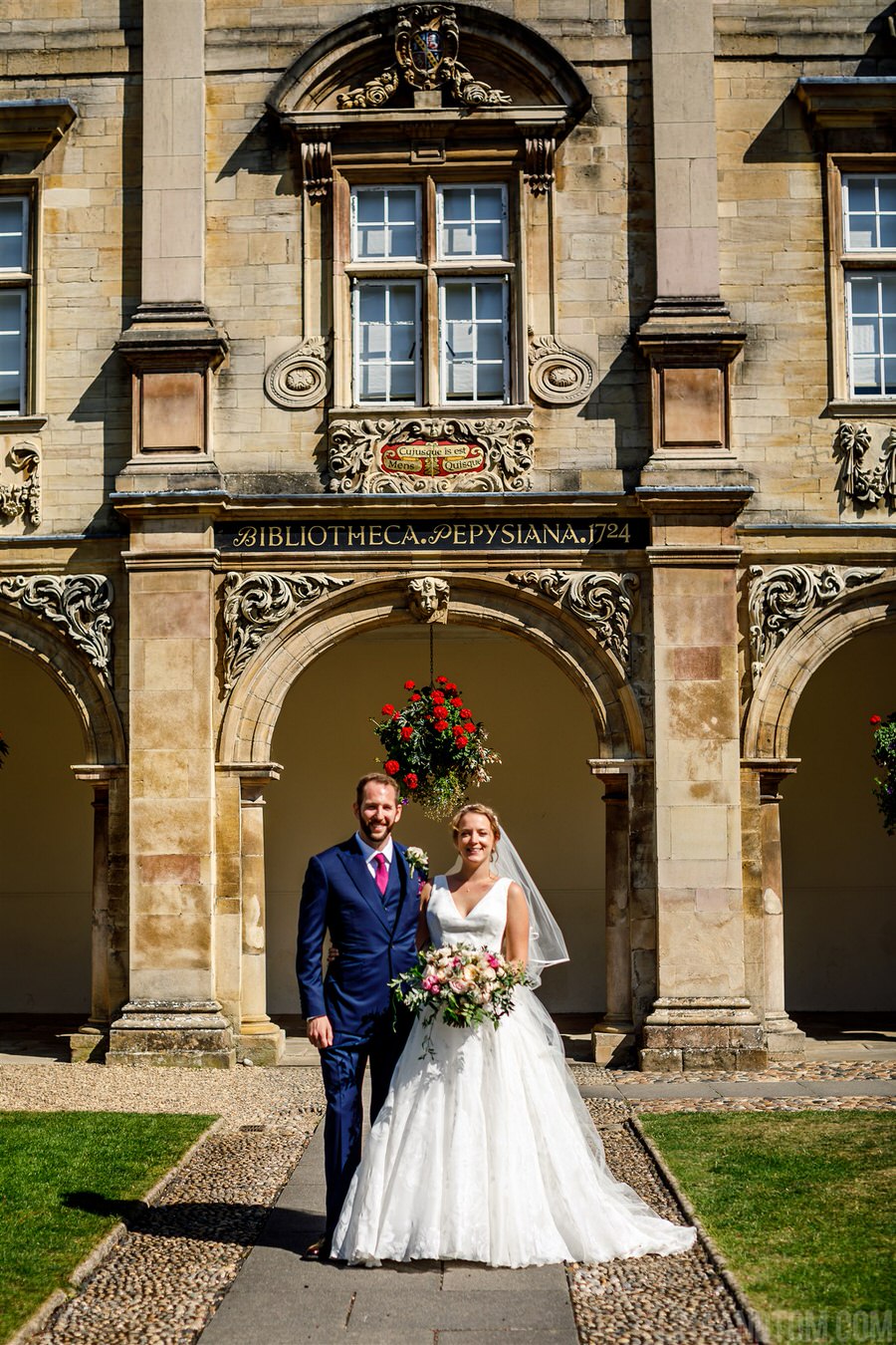Steph & Tom’s classic, timeless Magdalene College wedding, with photography by Lina and Tom