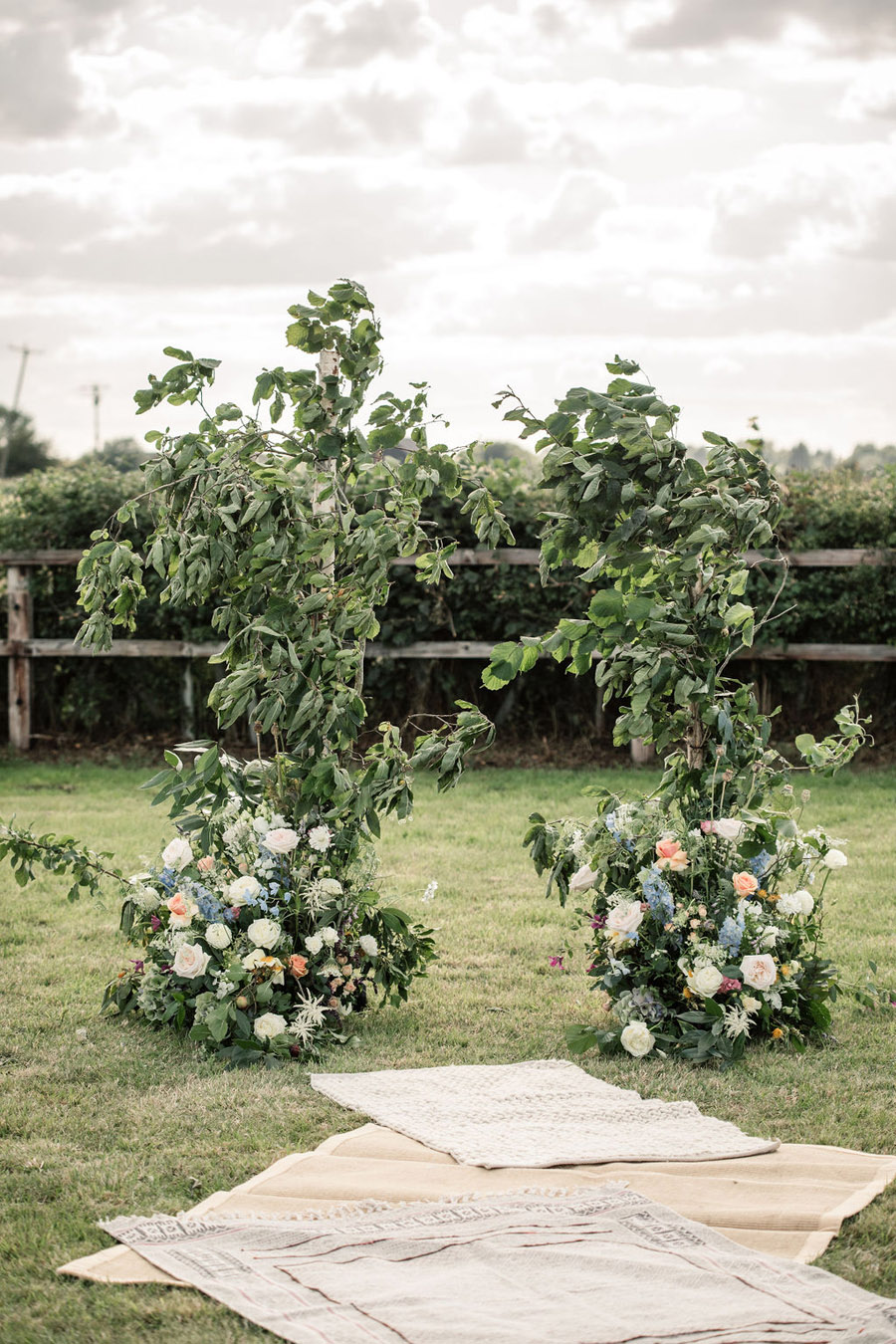 Evening sunset wedding inspiration at Willow Grange Farm, with Becky Harley Photography (20)