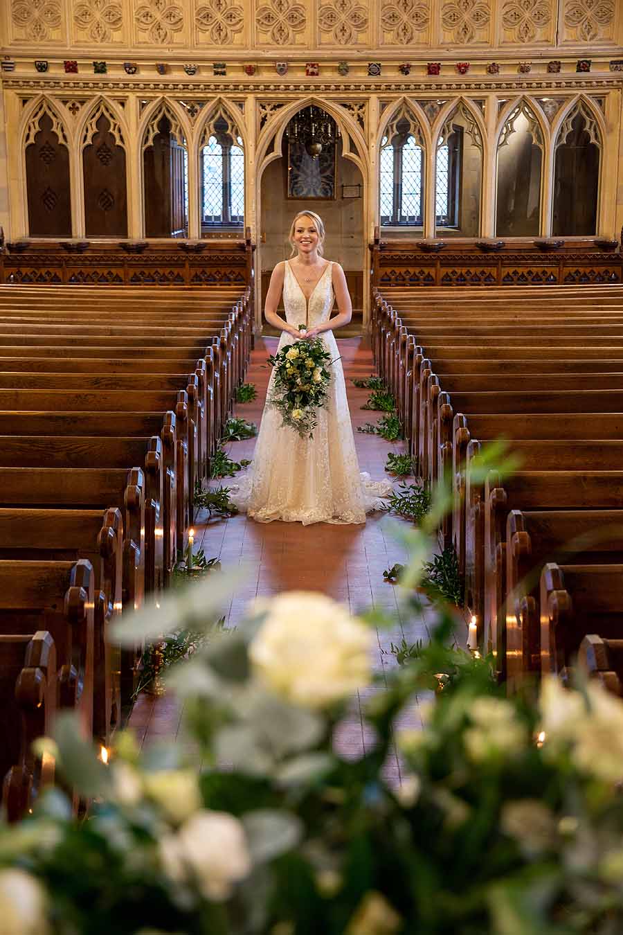 Elegant and timeless wedding styling at Bradfield College, with Lorna Richerby Photography (28)
