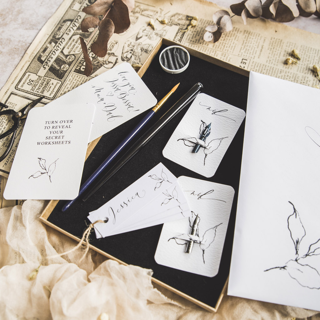 Christmas calligraphy set - By Moon & Tide Calligraphy