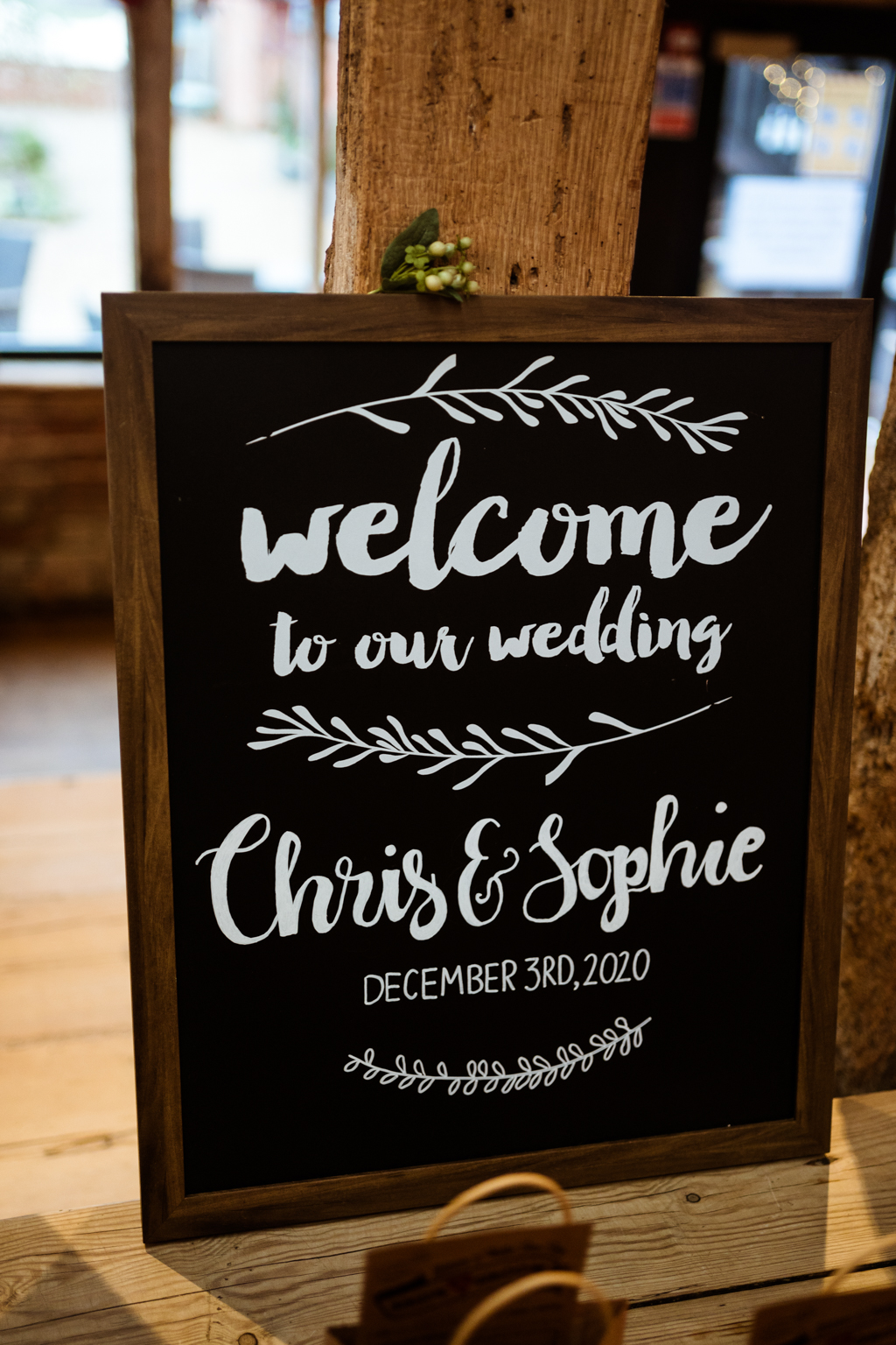 Sophie and Christopher's joyful, festive 2020 wedding at Jimmy's Farm, with Him & Her Wedding Photography (23)