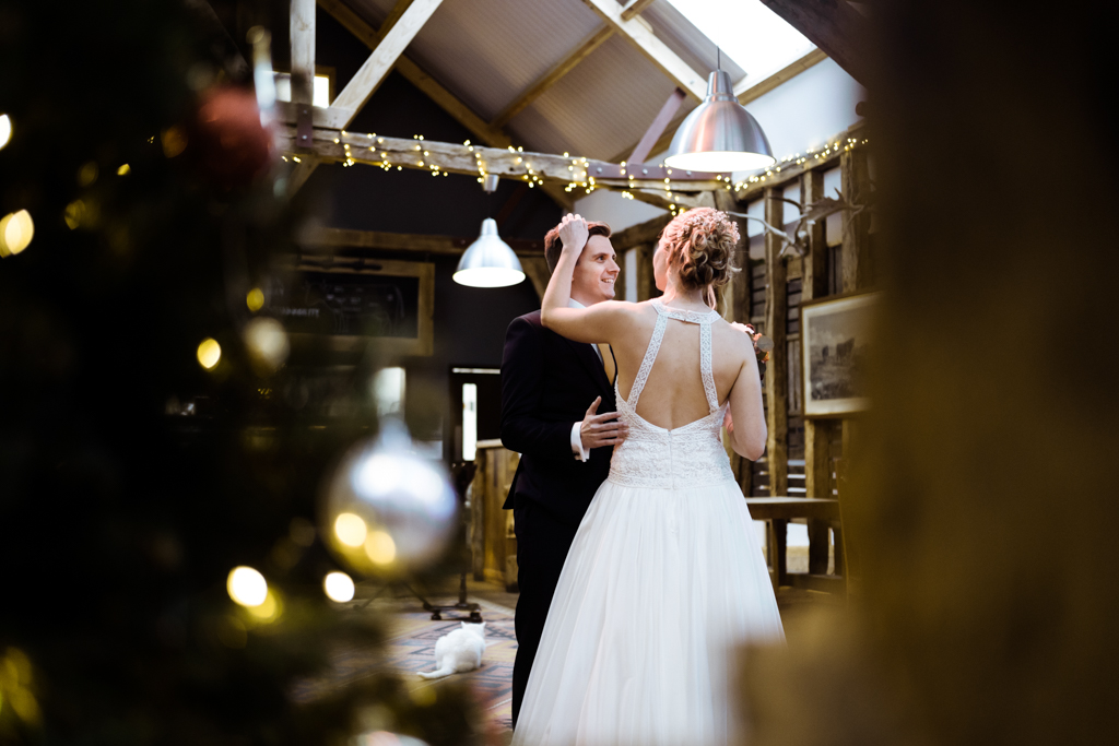 Sophie and Christopher's joyful, festive 2020 wedding at Jimmy's Farm, with Him & Her Wedding Photography (26)